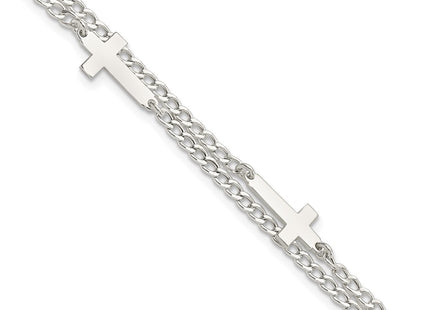 Sterling Silver Bracelets Style QG5802 - Classique Jewelry Inc.