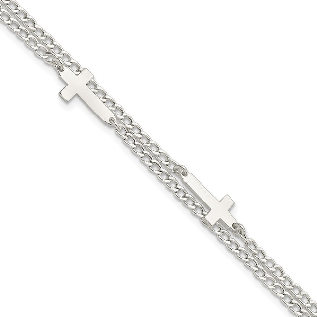 Sterling Silver Bracelets Style QG5802 - Classique Jewelry Inc.