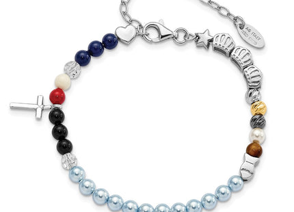 Sterling Silver Bracelets Style QG5803 - Classique Jewelry Inc.