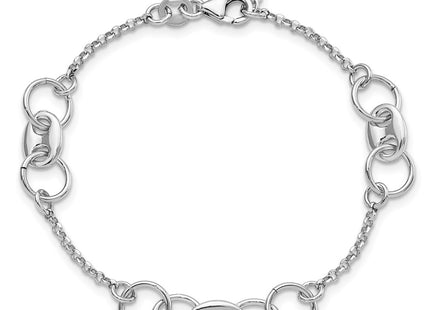 Sterling Silver Bracelets Style QG5843 - Classique Jewelry Inc.