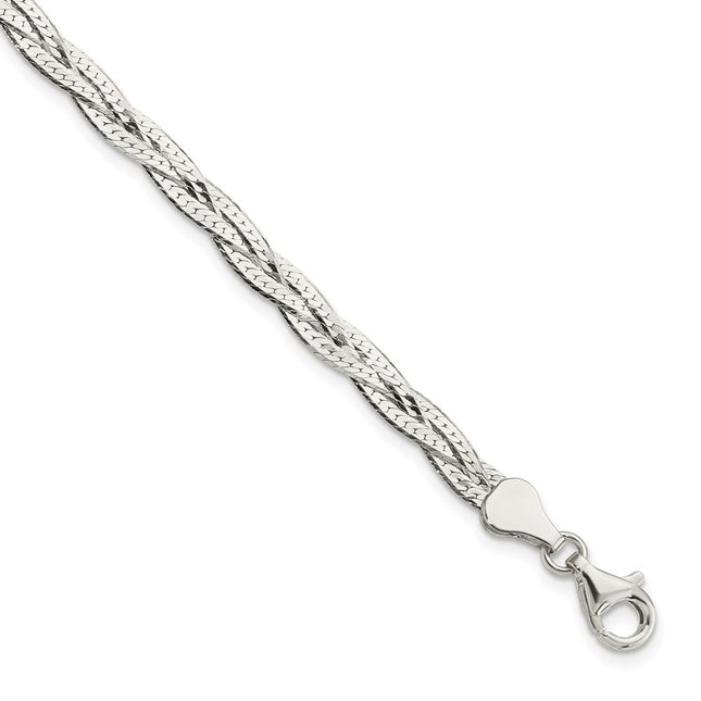 Sterling Silver Bracelets Style QG5865 - Classique Jewelry Inc.