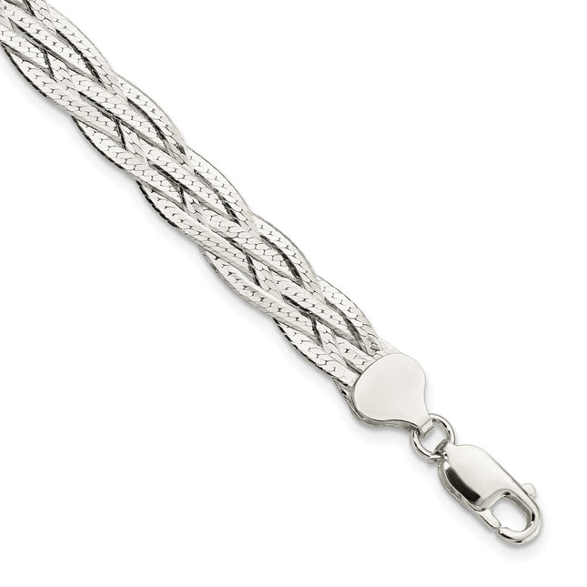 Sterling Silver Bracelets Style QG5866 - Classique Jewelry Inc.