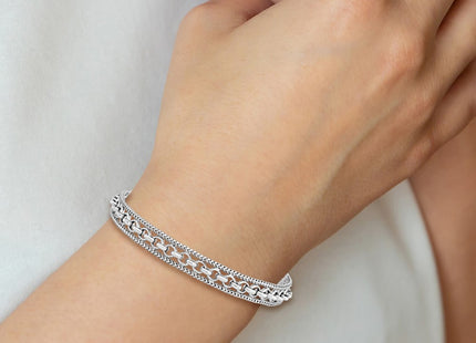 Sterling Silver Bracelets Style QG5875 - Classique Jewelry Inc.