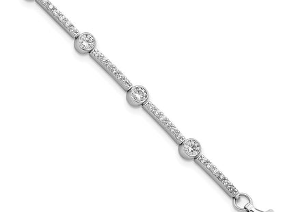 Sterling Silver Bracelets Style QG5901 - Classique Jewelry Inc.