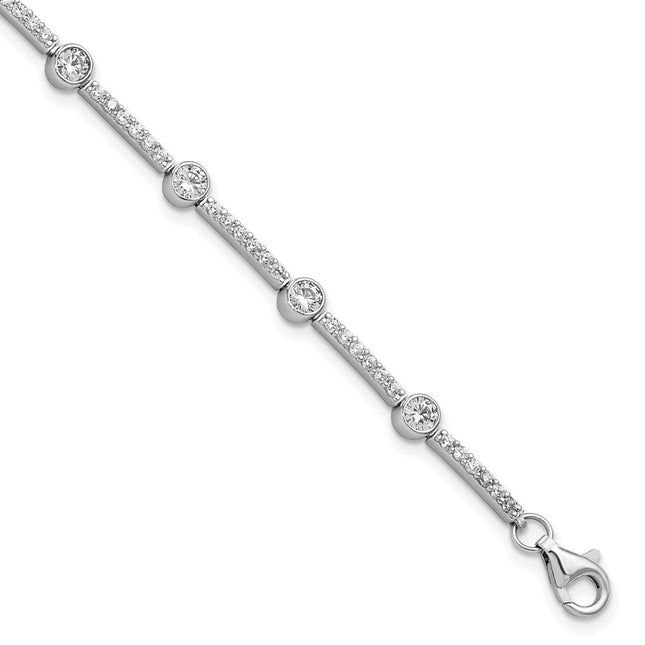 Sterling Silver Bracelets Style QG5901 - Classique Jewelry Inc.
