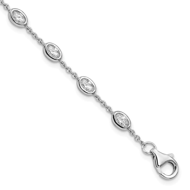 Sterling Silver Bracelets Style QG5904 - Classique Jewelry Inc.