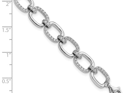 Sterling Silver Bracelets Style QG5911 - Classique Jewelry Inc.