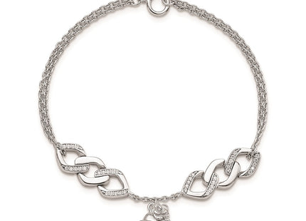 Sterling Silver Bracelets Style QG5913 - Classique Jewelry Inc.