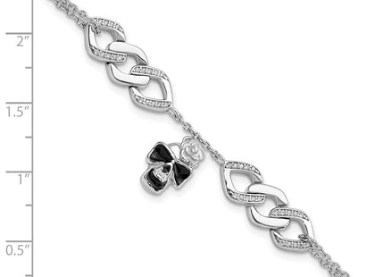 Sterling Silver Bracelets Style QG5913 - Classique Jewelry Inc.