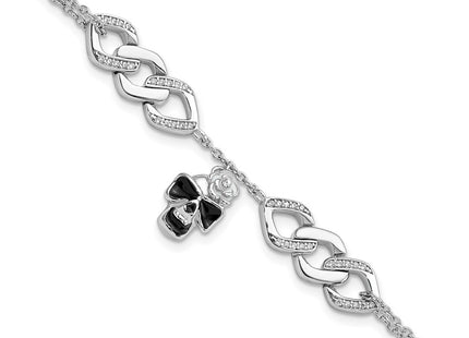 Sterling Silver Bracelets Style QG5913 - Classique Jewelry Inc.