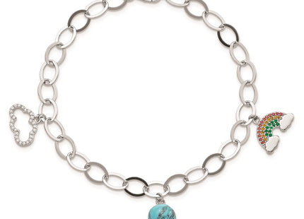 Sterling Silver Bracelets Style QG5916 - Classique Jewelry Inc.