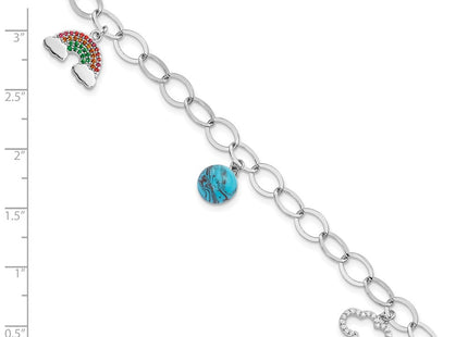 Sterling Silver Bracelets Style QG5916 - Classique Jewelry Inc.