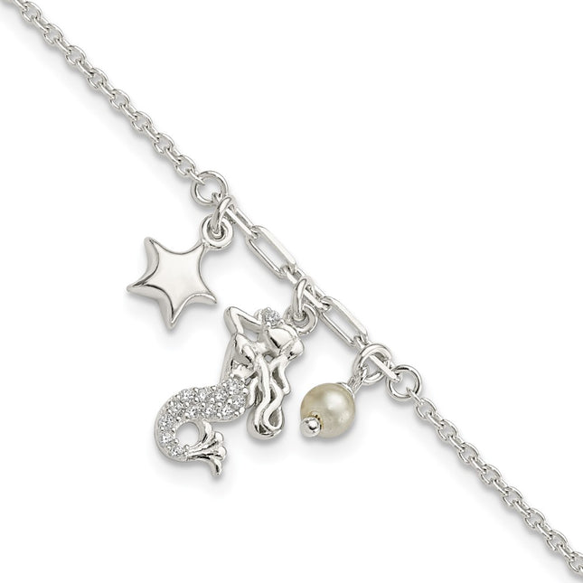 Sterling Silver Bracelets Style QG5917 - Classique Jewelry Inc.