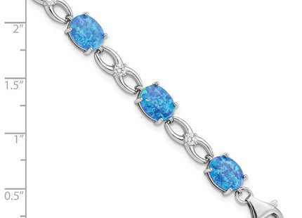 Sterling Silver Bracelets Style QG5922 - Classique Jewelry Inc.