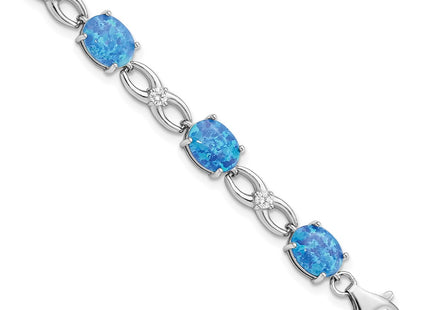 Sterling Silver Bracelets Style QG5922 - Classique Jewelry Inc.