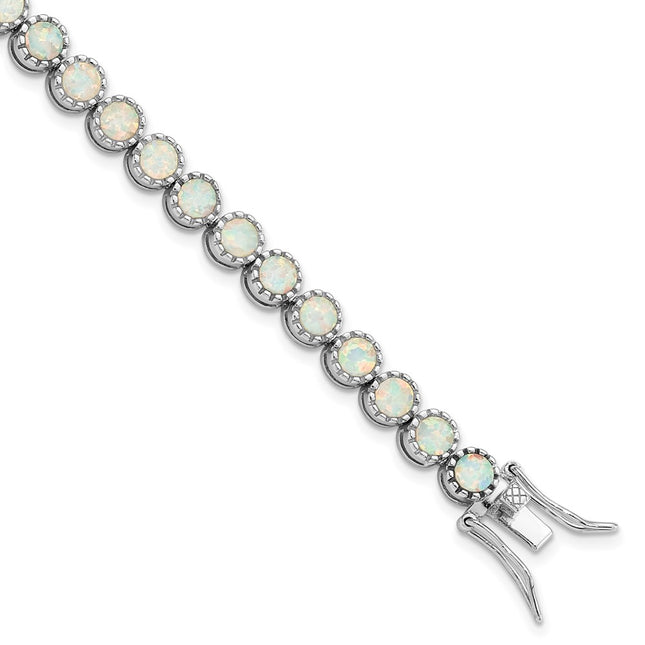 Sterling Silver Bracelets Style QG5925 - Classique Jewelry Inc.