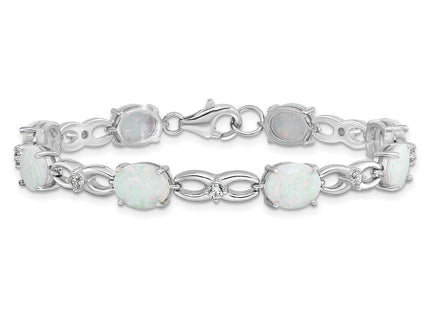 Sterling Silver Bracelets Style QG5926 - Classique Jewelry Inc.