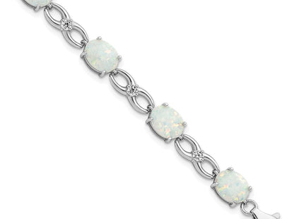 Sterling Silver Bracelets Style QG5926 - Classique Jewelry Inc.