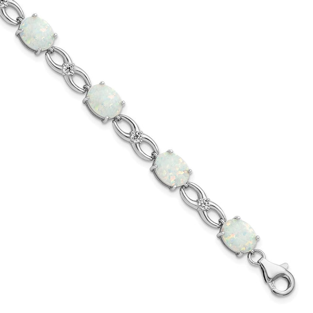 Sterling Silver Bracelets Style QG5926 - Classique Jewelry Inc.