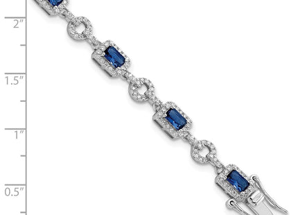 Sterling Silver Bracelets Style QG5929 - Classique Jewelry Inc.
