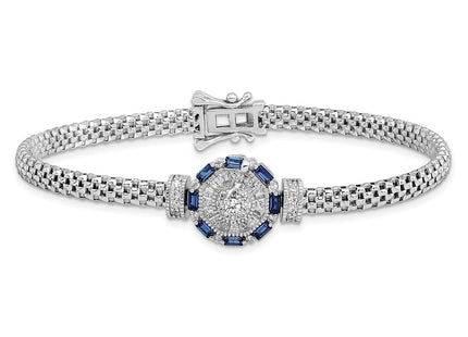 Sterling Silver Bracelets Style QG5930 - Classique Jewelry Inc.