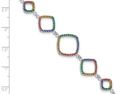 Sterling Silver Bracelets Style QG5931 - Classique Jewelry Inc.