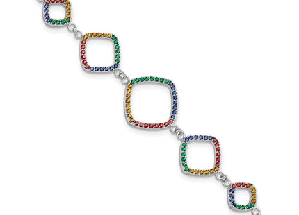 Sterling Silver Bracelets Style QG5931 - Classique Jewelry Inc.