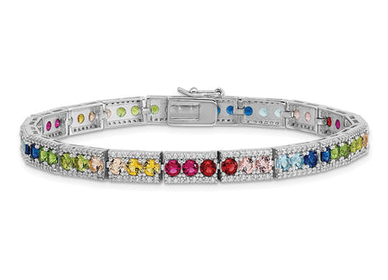 Sterling Silver Bracelets Style QG5932 - Classique Jewelry Inc.