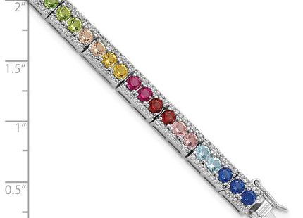 Sterling Silver Bracelets Style QG5932 - Classique Jewelry Inc.