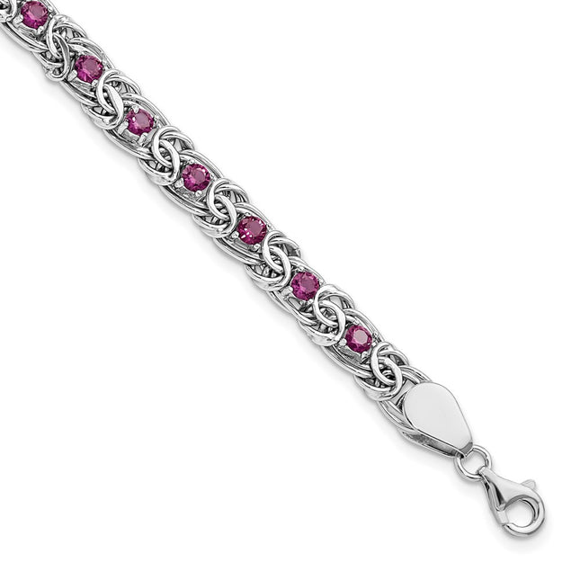 Sterling Silver Bracelets Style QG5936 - Classique Jewelry Inc.