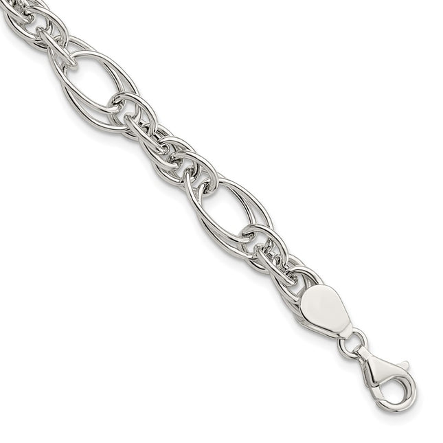 Sterling Silver Bracelets Style QG5970 - Classique Jewelry Inc.