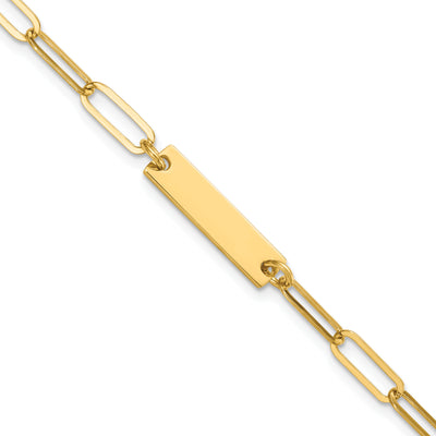 Sterling Silver Rhodium-plated Polished Bar w/ 2in ext. Necklace