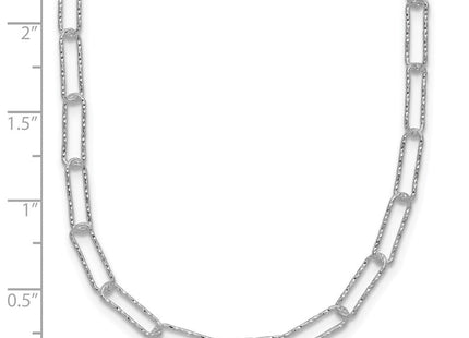 Sterling Silver D/C Fancy Open Link w/1.5 in ext. Bracelet