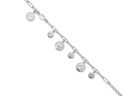 Sterling Silver Bracelets Style QG5992 - Classique Jewelry Inc.