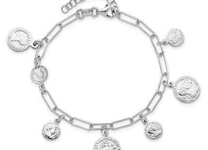 Sterling Silver Bracelets Style QG5992 - Classique Jewelry Inc.
