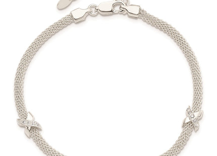 Sterling Silver Bracelets Style QG5996 - Classique Jewelry Inc.