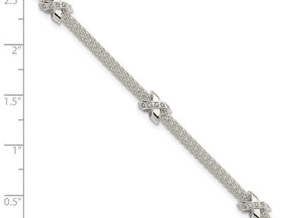 Sterling Silver Bracelets Style QG5996 - Classique Jewelry Inc.