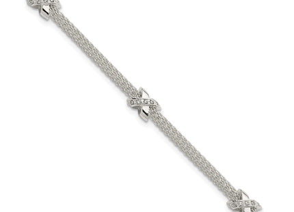 Sterling Silver Bracelets Style QG5996 - Classique Jewelry Inc.