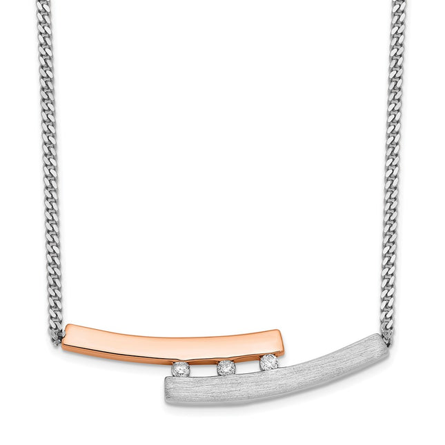 SS/Rose Plated Jewelry Style QG6203 - Classique Jewelry Inc.