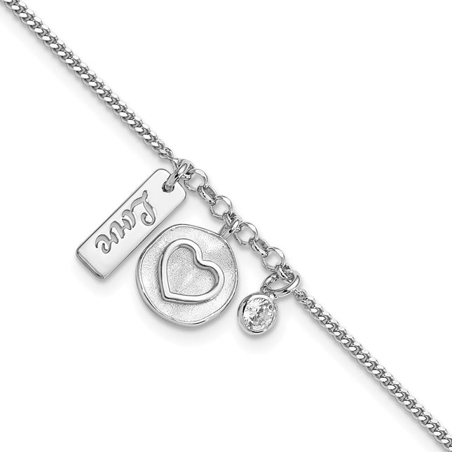 Sterling Silver Bracelets Style QG6205 - Classique Jewelry Inc.
