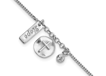 Sterling Silver Bracelets Style QG6207 - Classique Jewelry Inc.