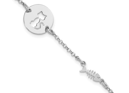 Sterling Silver Bracelets Style QG6211 - Classique Jewelry Inc.