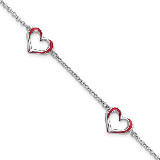 Sterling Silver Bracelets Style QG6213 - Classique Jewelry Inc.