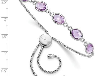 Sterling Silver Bracelets Style QG6222AM - Classique Jewelry Inc.