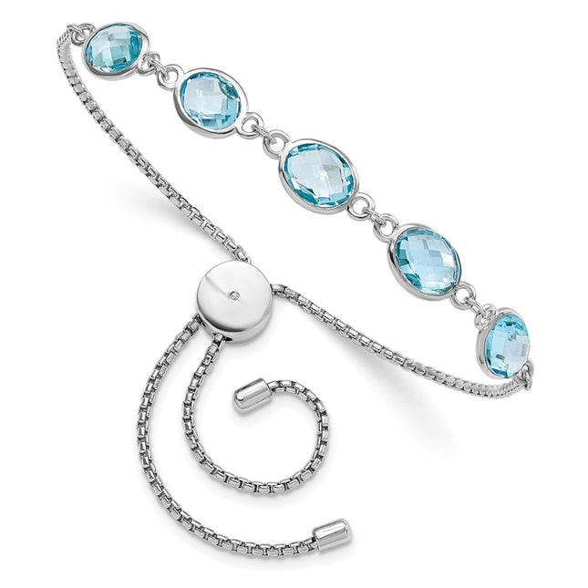 Sterling Silver Bracelets Style QG6222BT - Classique Jewelry Inc.