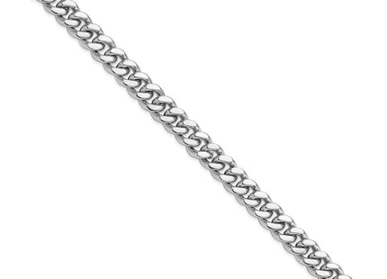 Sterling silver curb link bracelet, alternate view