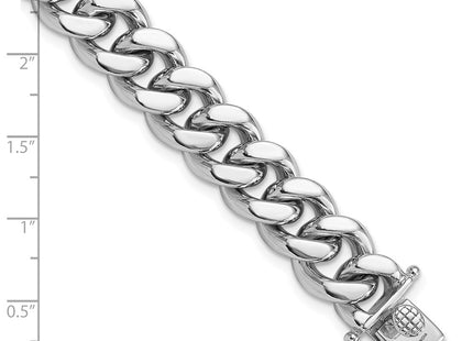 Sterling silver curb link bracelet, additional view