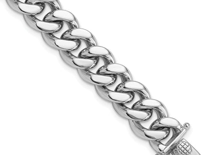Sterling silver curb link bracelet
