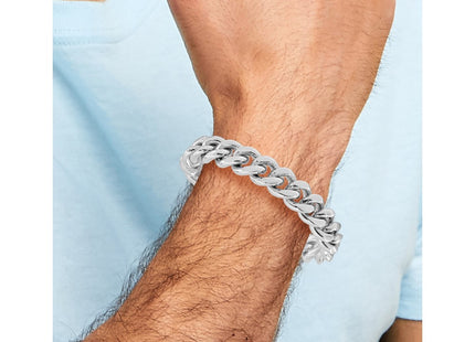 Sterling silver curb link bracelet, additional view