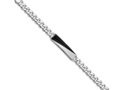Sterling silver bar bracelet, alternate view